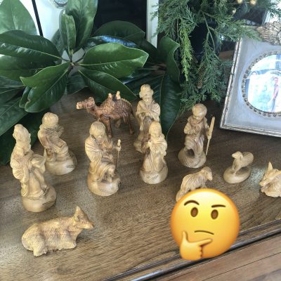 Nativity with emoji