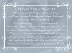 Teacher Prayer