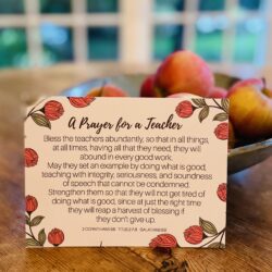 A Prayer for a Teacher