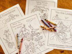 Teach Children to Pray coloring pages