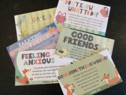 Lunchbox cards to teach children to pray