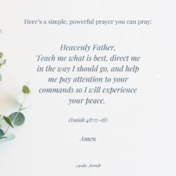 Isaiah 48:17-18 prayer