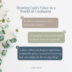 Hearing God's Voice questions