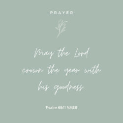 Psalm 65:11 prayer