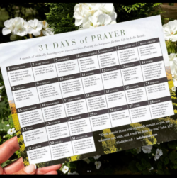 prayer calendar