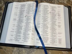 Bible interior pages