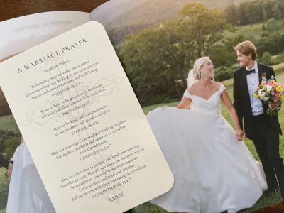 Marriage Prayer Card (with Robbie and Mary)