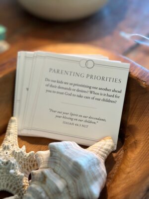 parenting priorities to talk about