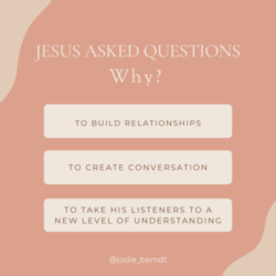 Why Jesus asked questions