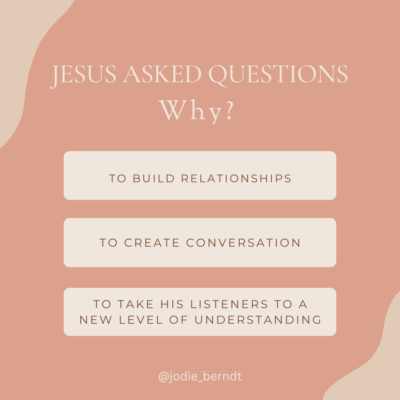 Why Jesus asked questions