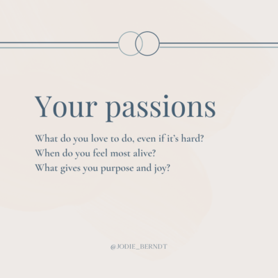 Your passions