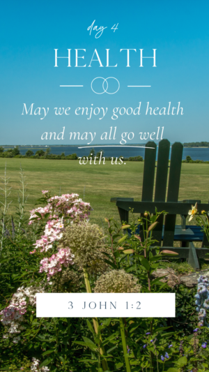 A prayer for HEALTH