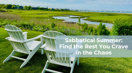 Adirondack Chairs over looking the marsh: Find the Rest You Crave in the Chaos